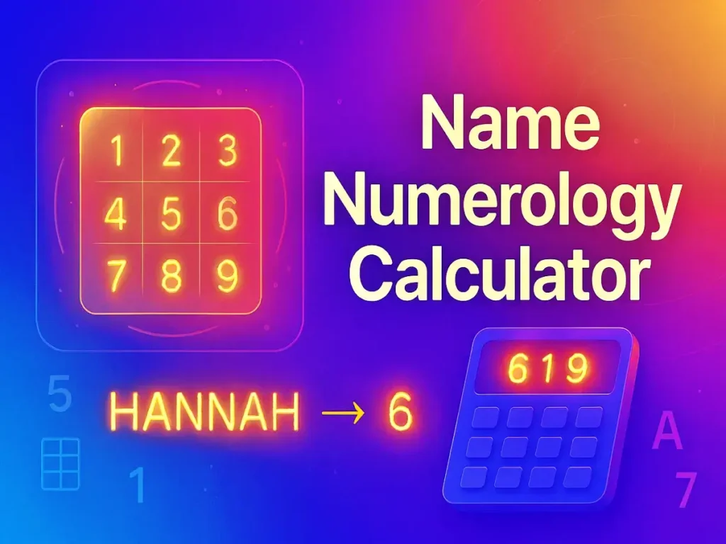 Name Numerology Calculator: 7 Powerful Insights Revealed 5 name-numerology-calculator