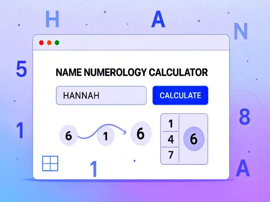 Name Numerology Calculator: 7 Powerful Insights Revealed 1 name-numerology-calculator-online-tool