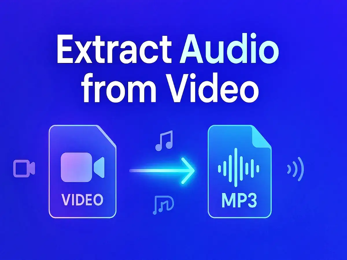 Audio Extractor Names Extract Audio from Video: 5 Powerful & Instant Methods